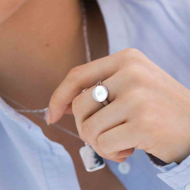 Follina Pianura Piccolo Ring - Sølv fra Sif Jakobs Jewellery
