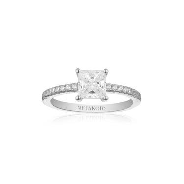 Ellera Quadrato Ring - Sølv fra Sif Jakobs Jewellery