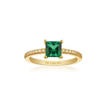 Ellera Quadrato Ring - Forgyldt fra Sif Jakobs Jewellery