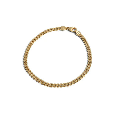 Panser Facet armbånd 1,55/18,5 - Forgyldt fra Basic Essentials by Plaza