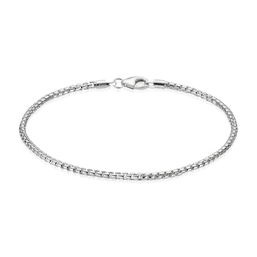 Venezia Rund armbånd 2,00/17 - Sølv fra Basic Essentials by Plaza