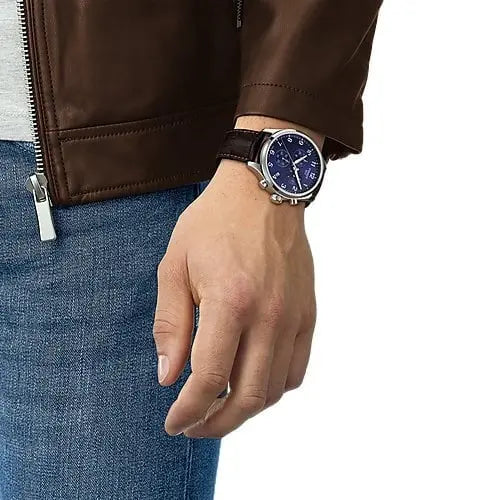 Chrono XL classic - Brun/blå fra Tissot