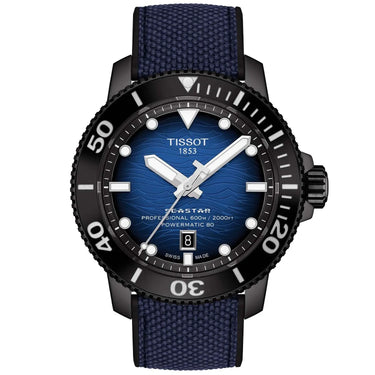 Seastar 2000 professional powermatic 80 ur - Blå fra Tissot