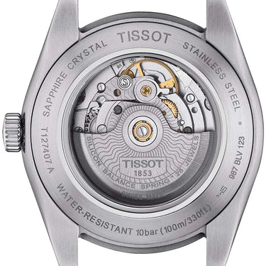 Gentleman powermatic 80 silicium ur - Sølv/blå fra Tissot