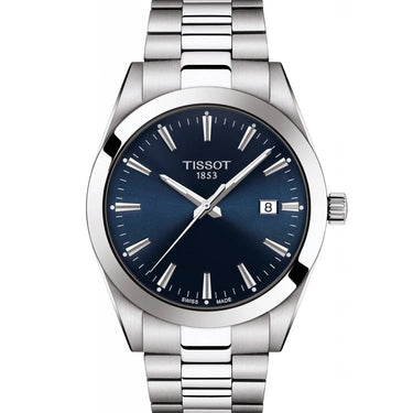 Gentleman ur - Sølv/blå fra Tissot