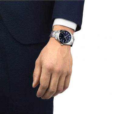 Gentleman ur - Sølv/blå fra Tissot