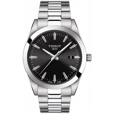 Gentleman ur - Sølv/sort fra Tissot