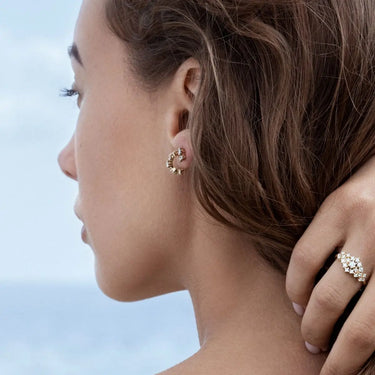Twinkle Øreringe m. 0,48 ct. W/SI - 14 kt. Guld fra Nuran