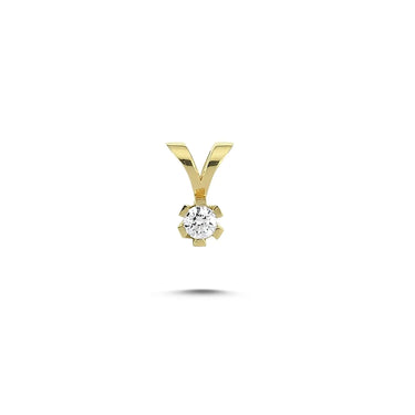 Solitaire vedhæng 0,03 ct. - 14 kt. Guld fra Diamond Essentials by Plaza