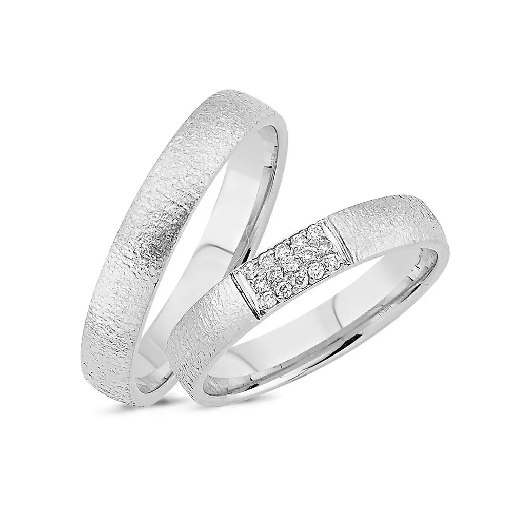 Ring brilliant 0,11ct W-s - 14 kt. fra Nuran