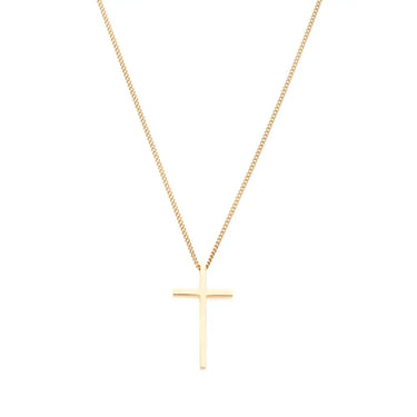 Cross Halskæde - Forgyldt fra Samie