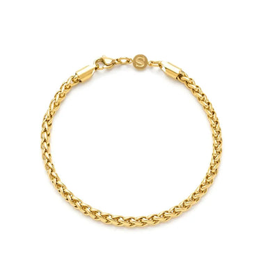 Curb Chain Armbånd - Forgyldt fra Samie