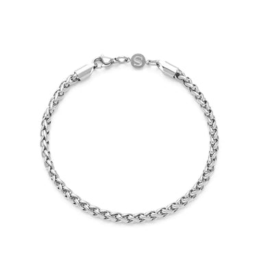 Curb Chain Armbånd - Stål fra Samie