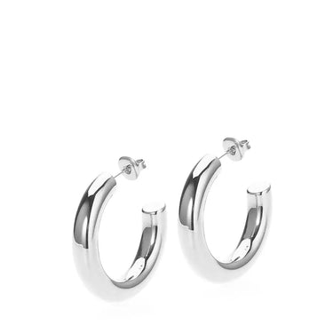 Aura Hoops Medium - Stål fra Sistie 2nd