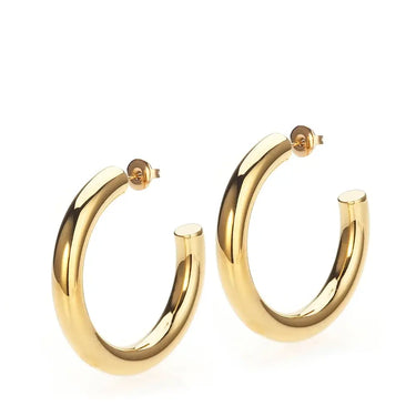 Aura Hoops Large - Forgyldt fra Sistie 2nd