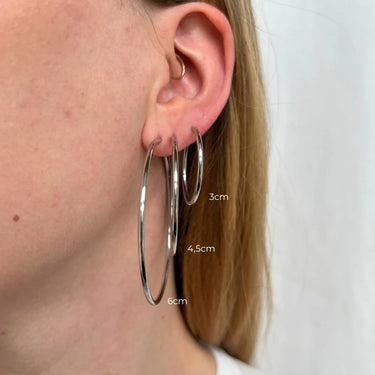 Hoop Basic Medium Creoler - Stål
