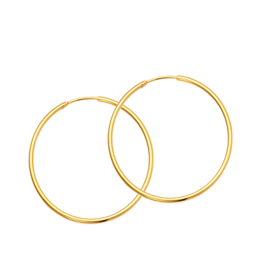 Hoop Basic Medium Creoler - Forgyldt