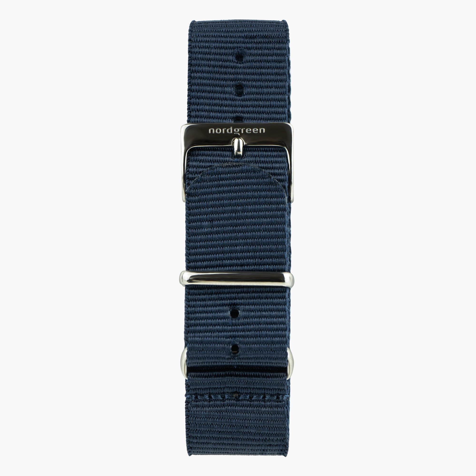 ST20BRGMNYNA &amp;Nylon urremme - blå med gun metal spænde - 20mm