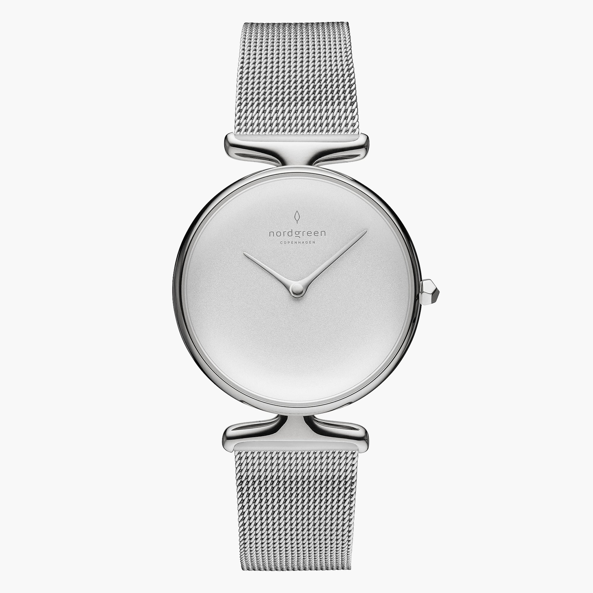 【新品】nordgreen Unika シルバー スタイリッシュミニマルウォッチ Unika Silver 32mm – Nordgreen Global