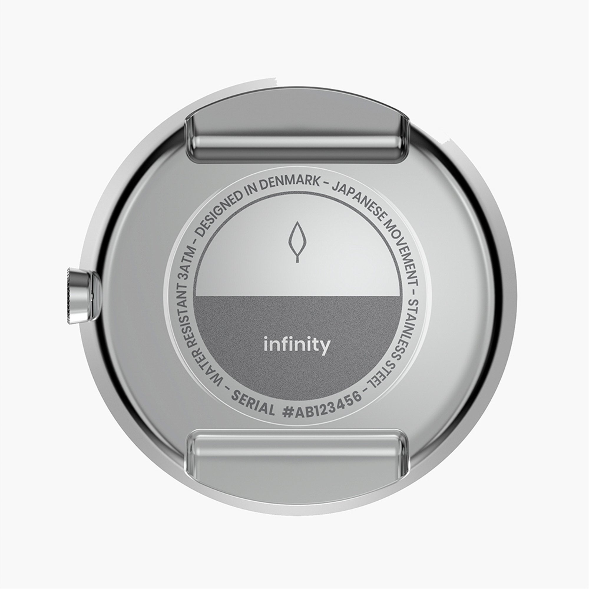 Infinity - BUNDLE White Dial Silver | Mesh / Grey Leather Straps