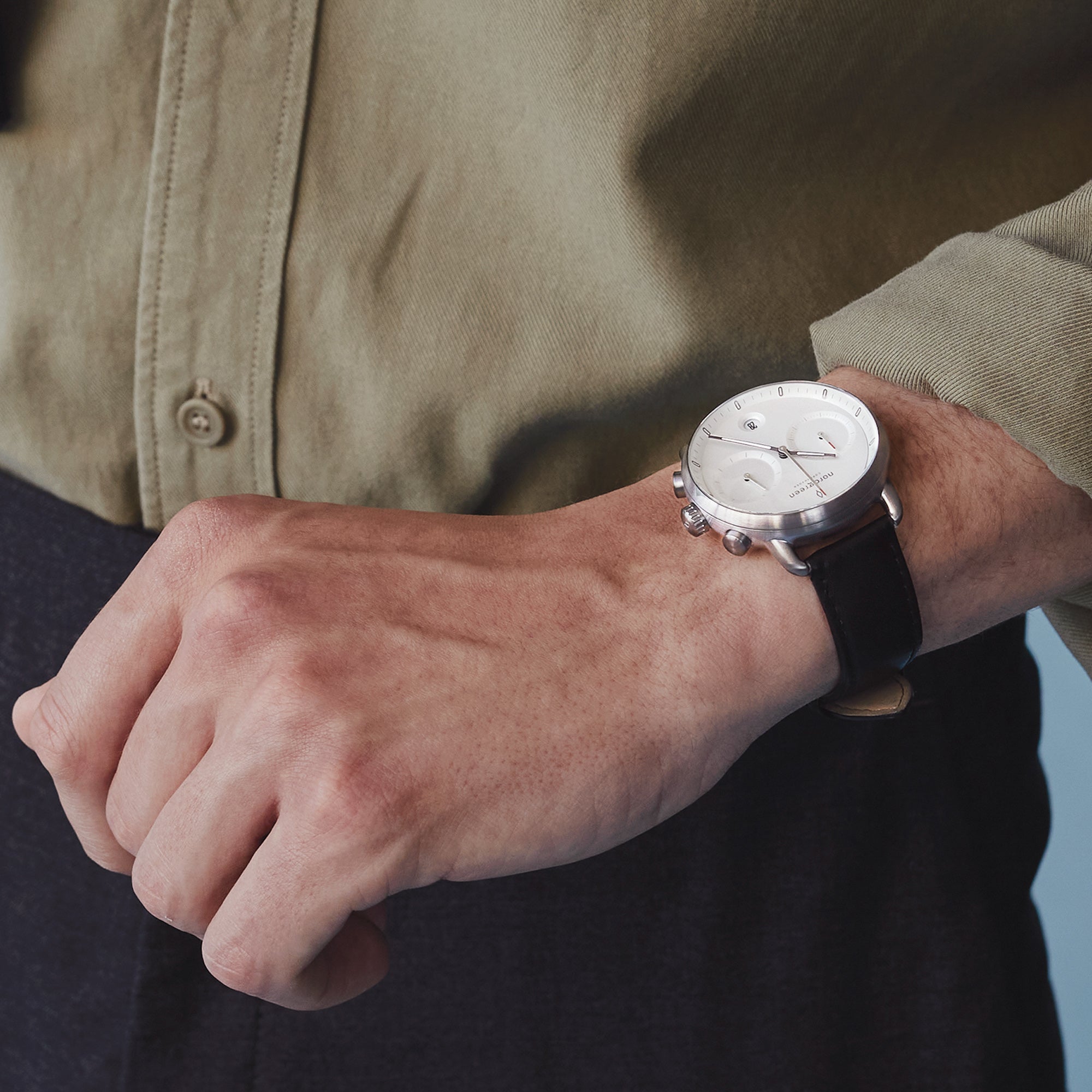 Pioneer - BUNDLE White Dial Silver | Brown Leather / Black Leather Straps