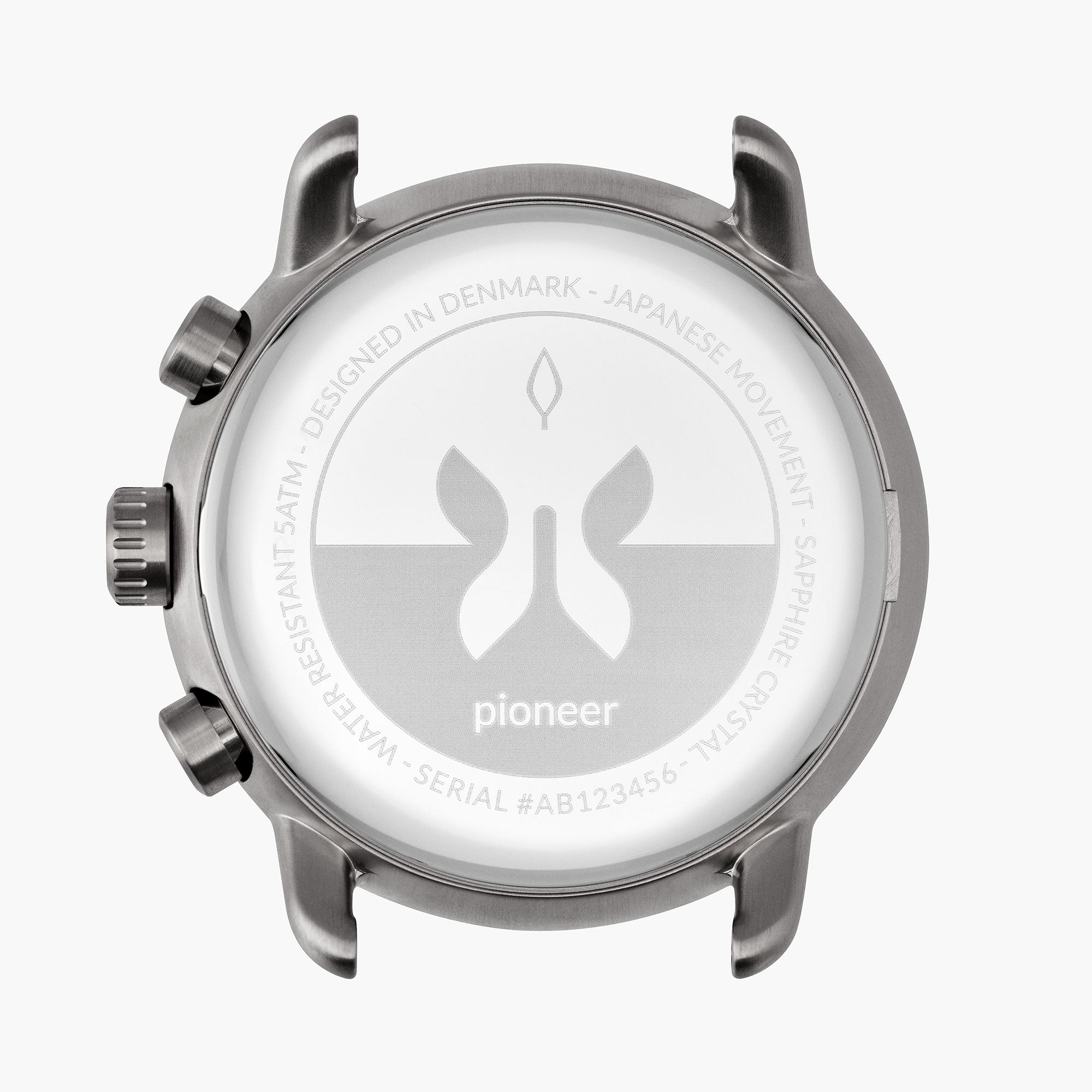 Pioneer - BUNDLE Black Dial Gun Metal | Brown Leather/ Black Leather Straps