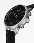 Pioneer - BUNDLE Black Dial Silver | Brown Leather / Black Leather / Silver Mesh Straps