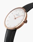 Infinity - BUNDLE White Dial Rose Gold | Rose Gold 5-Link / Black / Brown Leather Straps