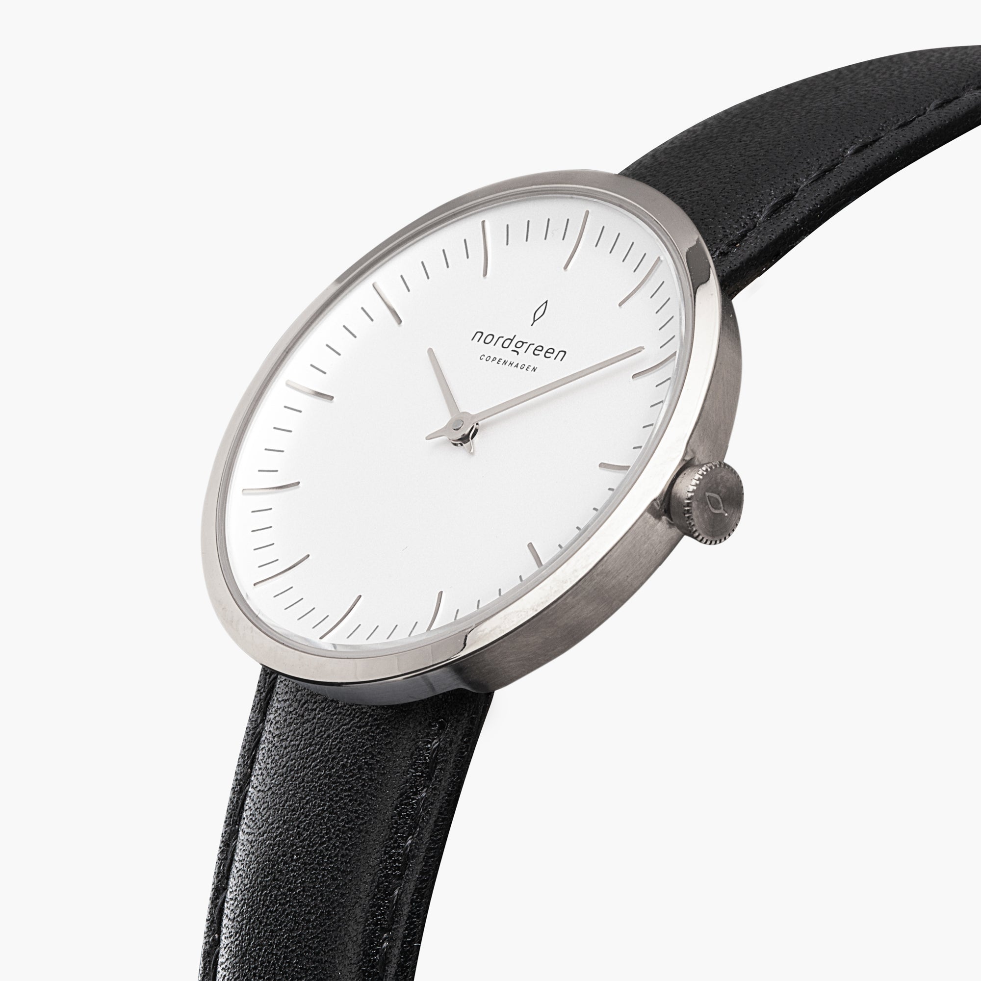 Infinity - BUNDLE White Dial Silver | Silver 5-Link / Black / Brown Leather Straps