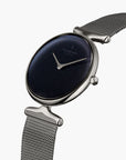 Unika - BUNDLE Rainbow Black Dial Gun Metal | Black Leather / Brown Leather / Mesh Straps
