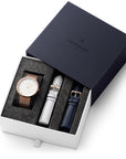 Infinity - BUNDLE White Dial Rose Gold White Dial | Mesh / White / Navy Straps