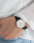Infinity - BUNDLE White Dial Rose Gold White Dial | Mesh / White / Navy Straps