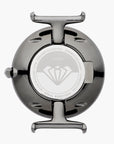 Unika - BUNDLE White Dial Gun Metal | Gun Metal Mesh / Black Leather Straps
