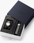 Unika - BUNDLE Polished Metal Dial Silver | Black Leather / Mesh Straps