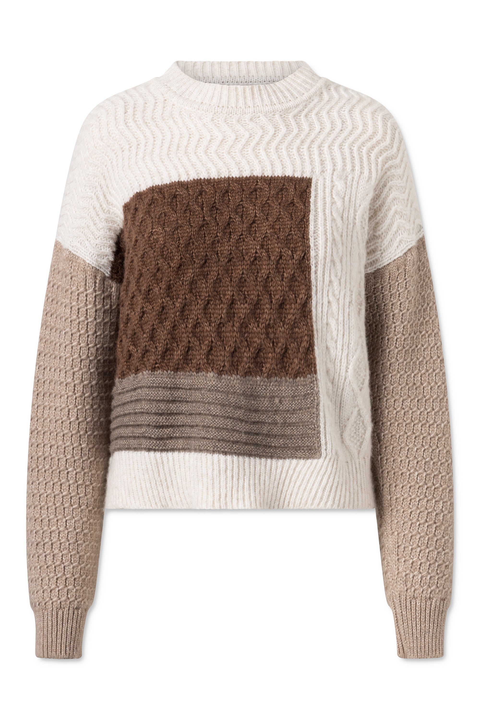 Lovechild 1979 Camma Pullover KNITWEAR 742 Brown Patch