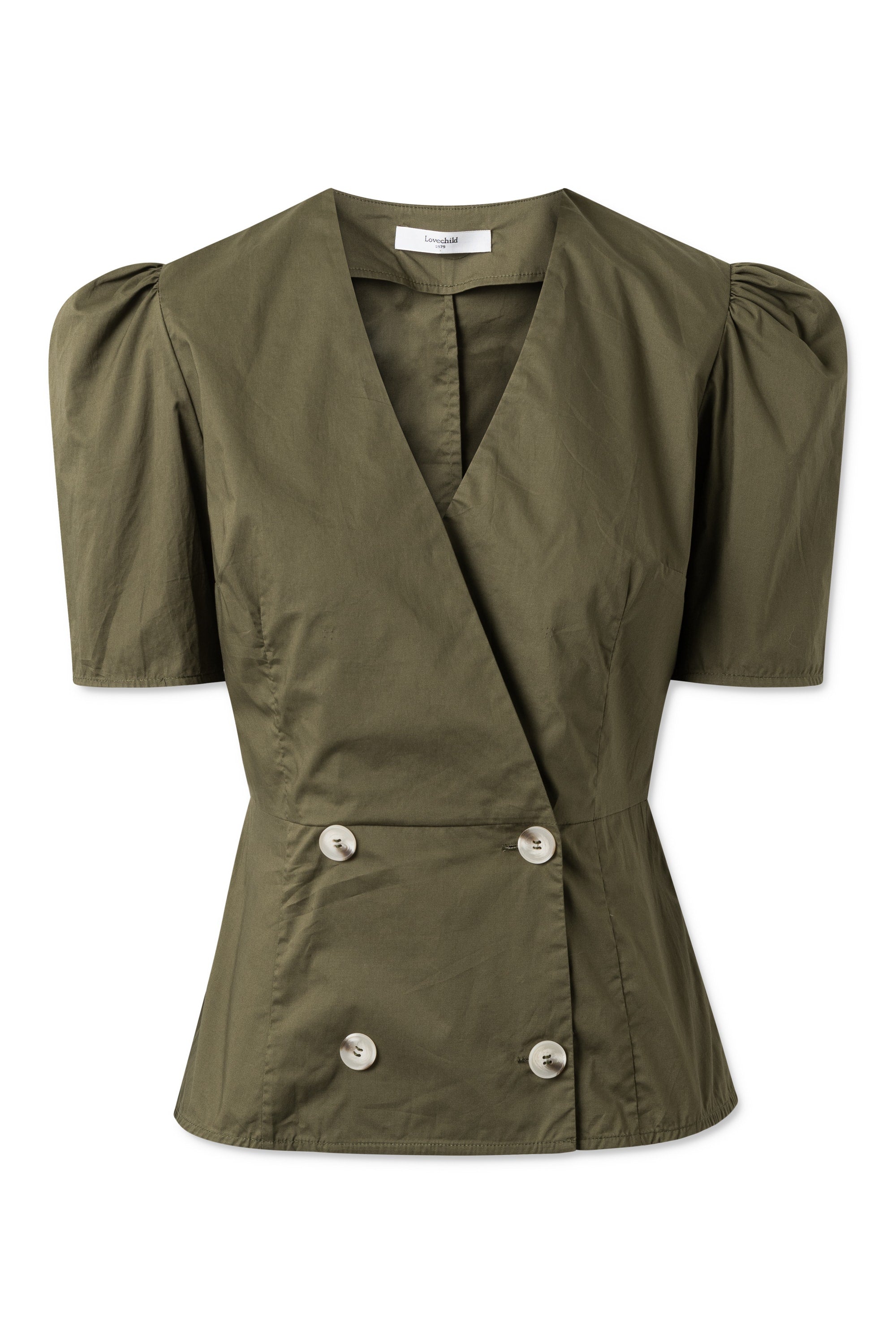 Lovechild 1979 Cora Blouse - Olive Night BLOUSES 669 Olive Night