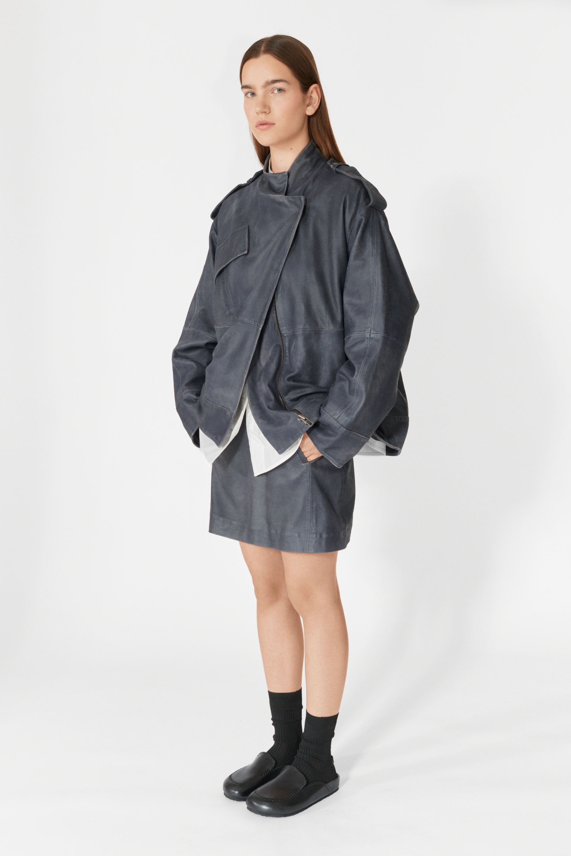 Lovechild 1979 Devonna Jacket OUTERWEAR 483 Dark Dusty Blue