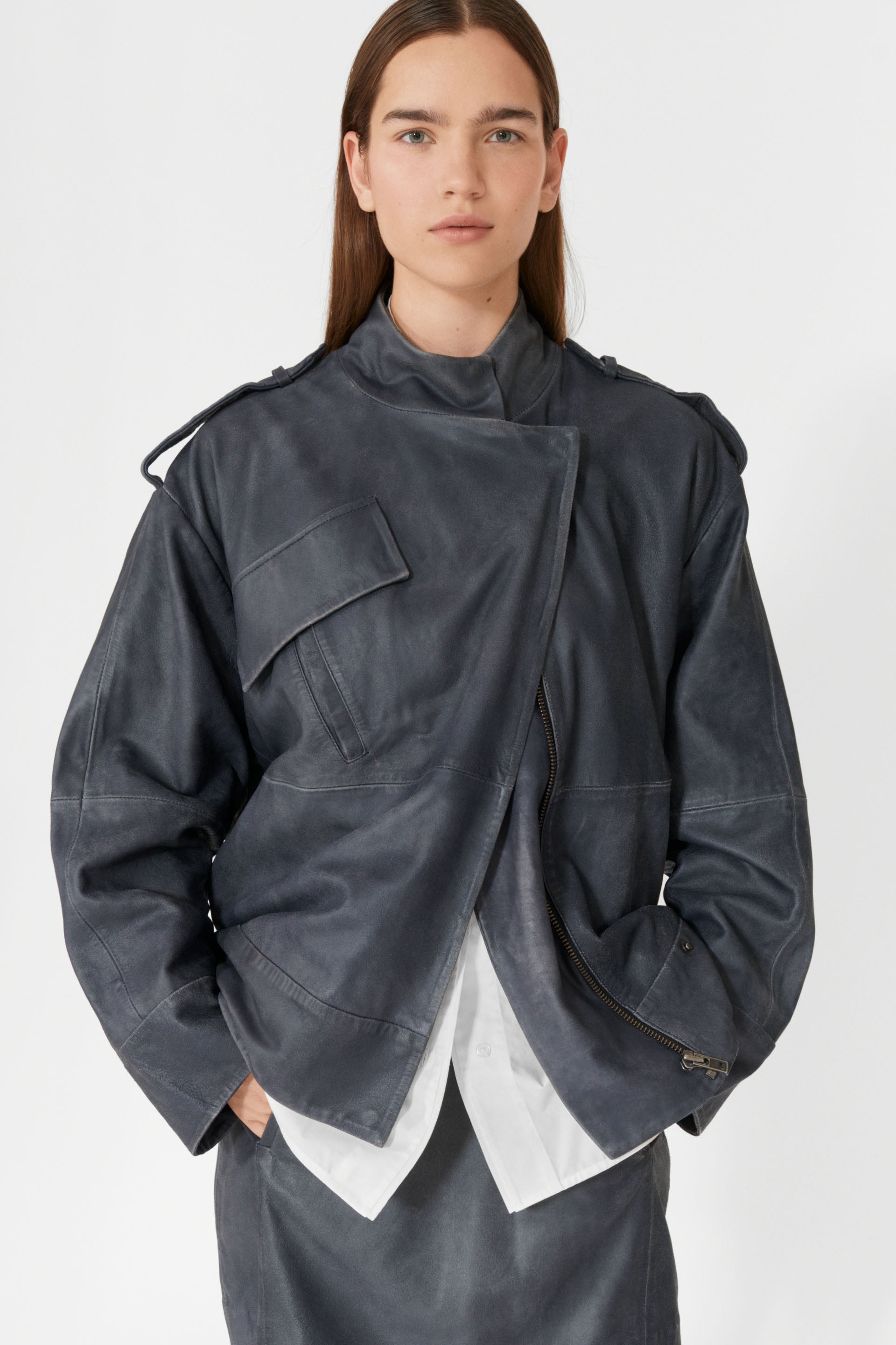 Lovechild 1979 Devonna Jacket OUTERWEAR 483 Dark Dusty Blue