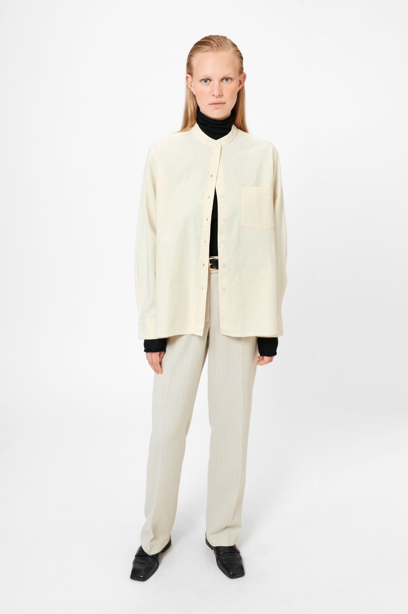 Lovechild 1979 Francisca Pant Pants 168 Beige Herringbone