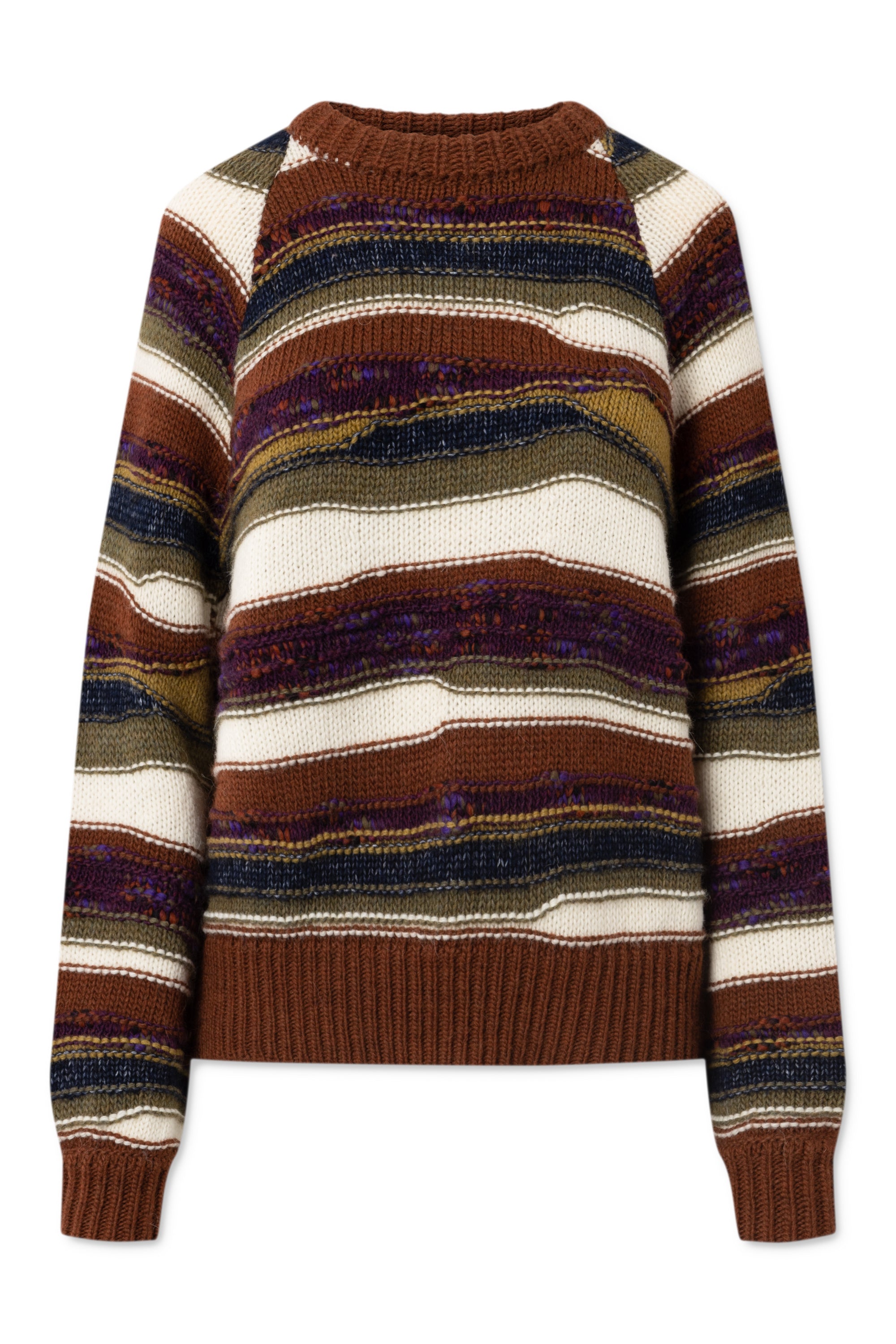 Lovechild 1979 Grady Pullover KNITWEAR Multi Brown