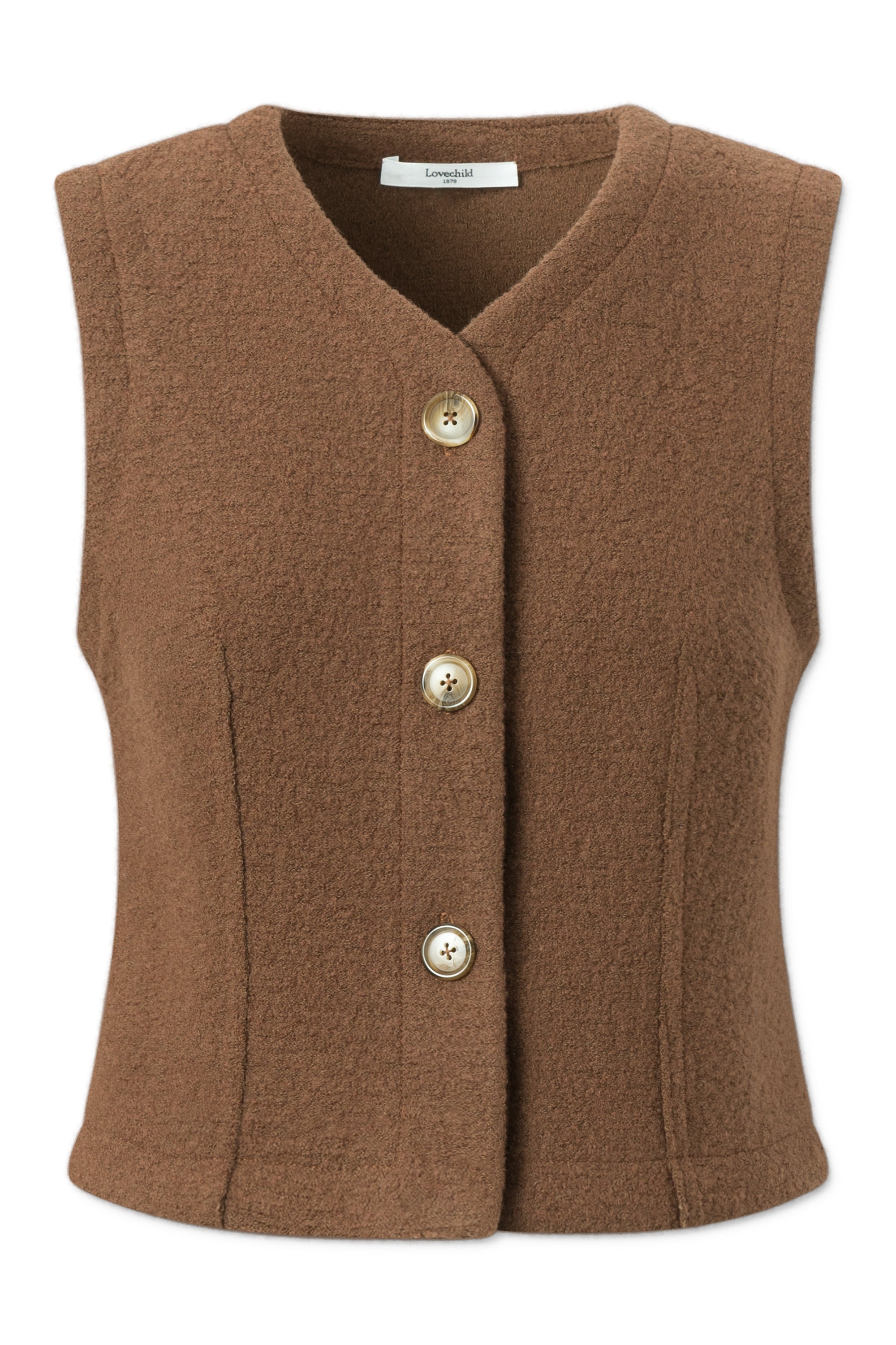 Lovechild 1979 Violet Vest - Tobacco Brown VEST TOBACCO BROWN