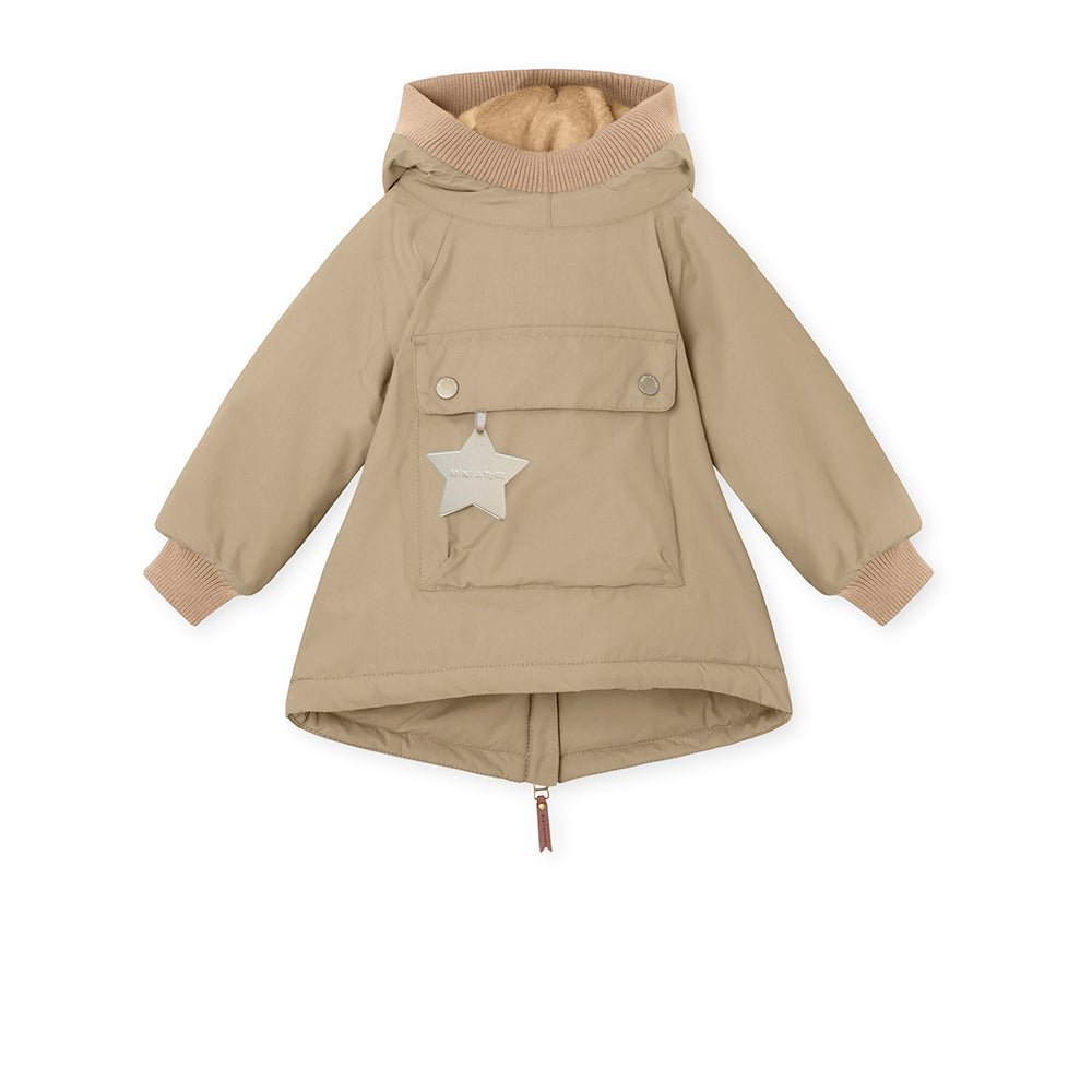 MATBABYWEN fleeceforet vinter anorak. GRS
