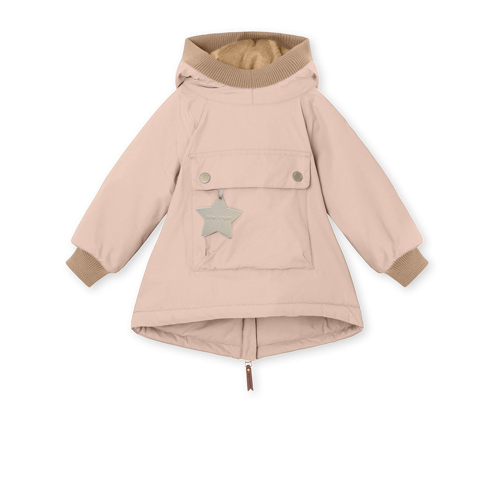 MATBABYWEN fleeceforet vinter anorak. GRS