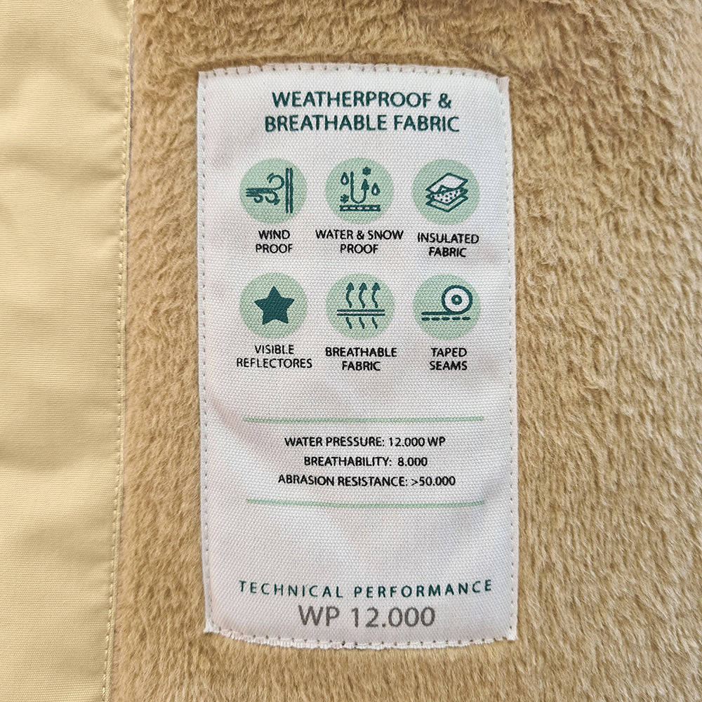 MATWANG fleeceforet vinterjakke pels. GRS
