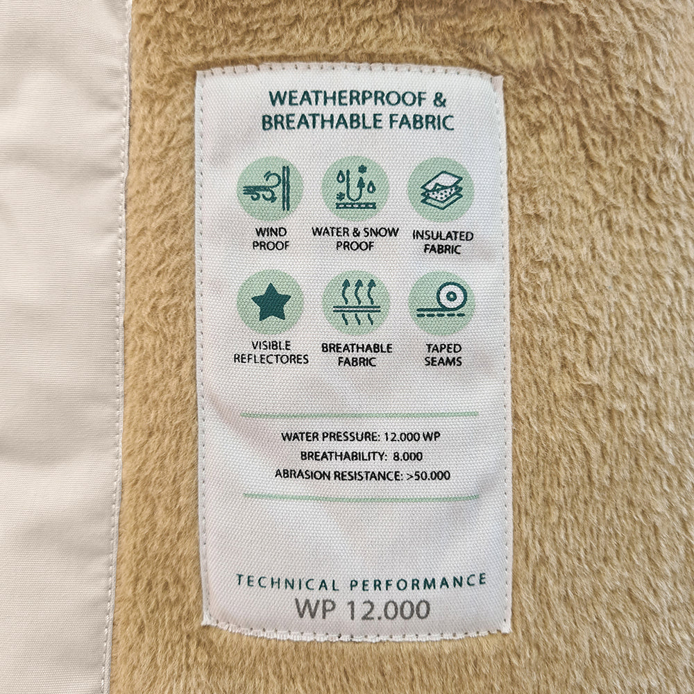 MATKASTORIO fleeceforet vinterjakke pels. GRS