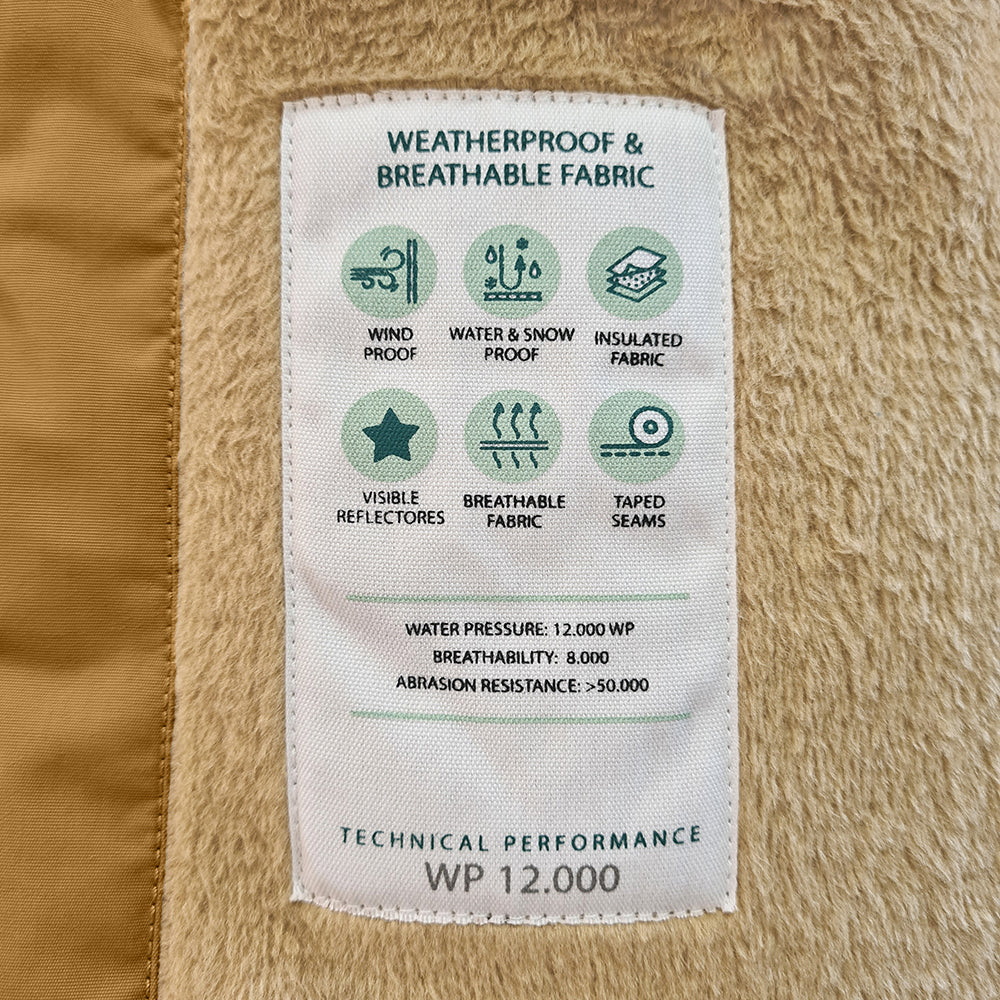 MATKASTORIO fleeceforet vinterjakke pels. GRS
