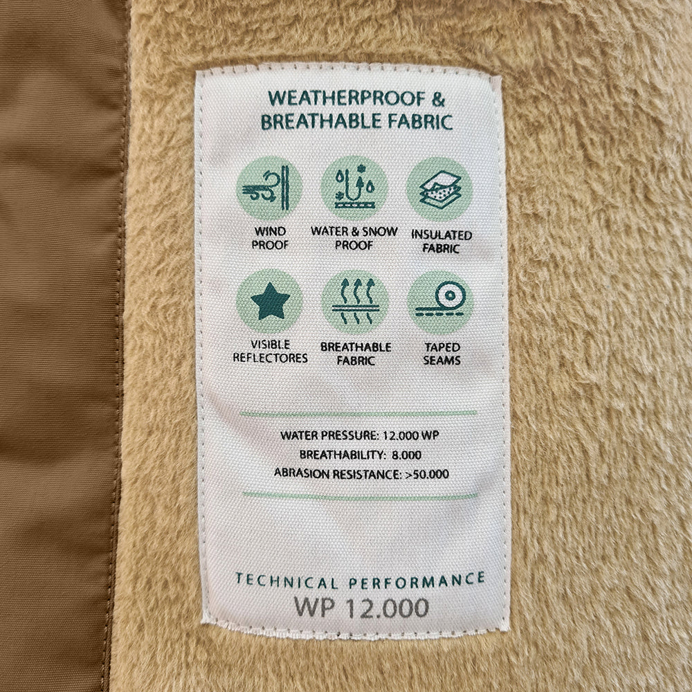 MATKASTORIO fleeceforet vinterjakke pels. GRS