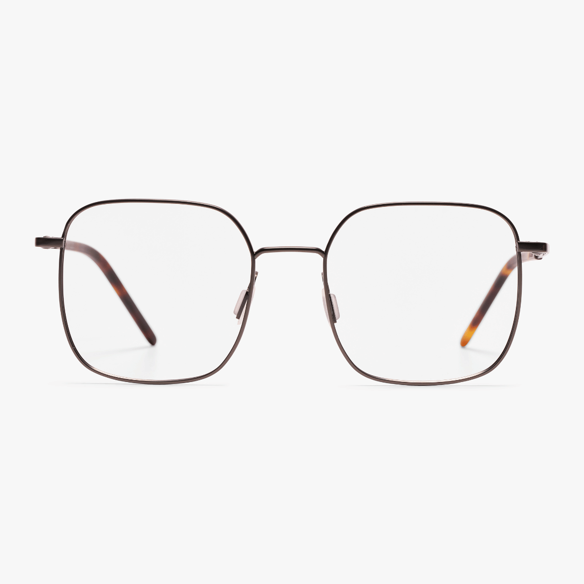 Luxreaders stylish Women's Båstad Gun Reading glasses. Made from Titanium in a Round shape.