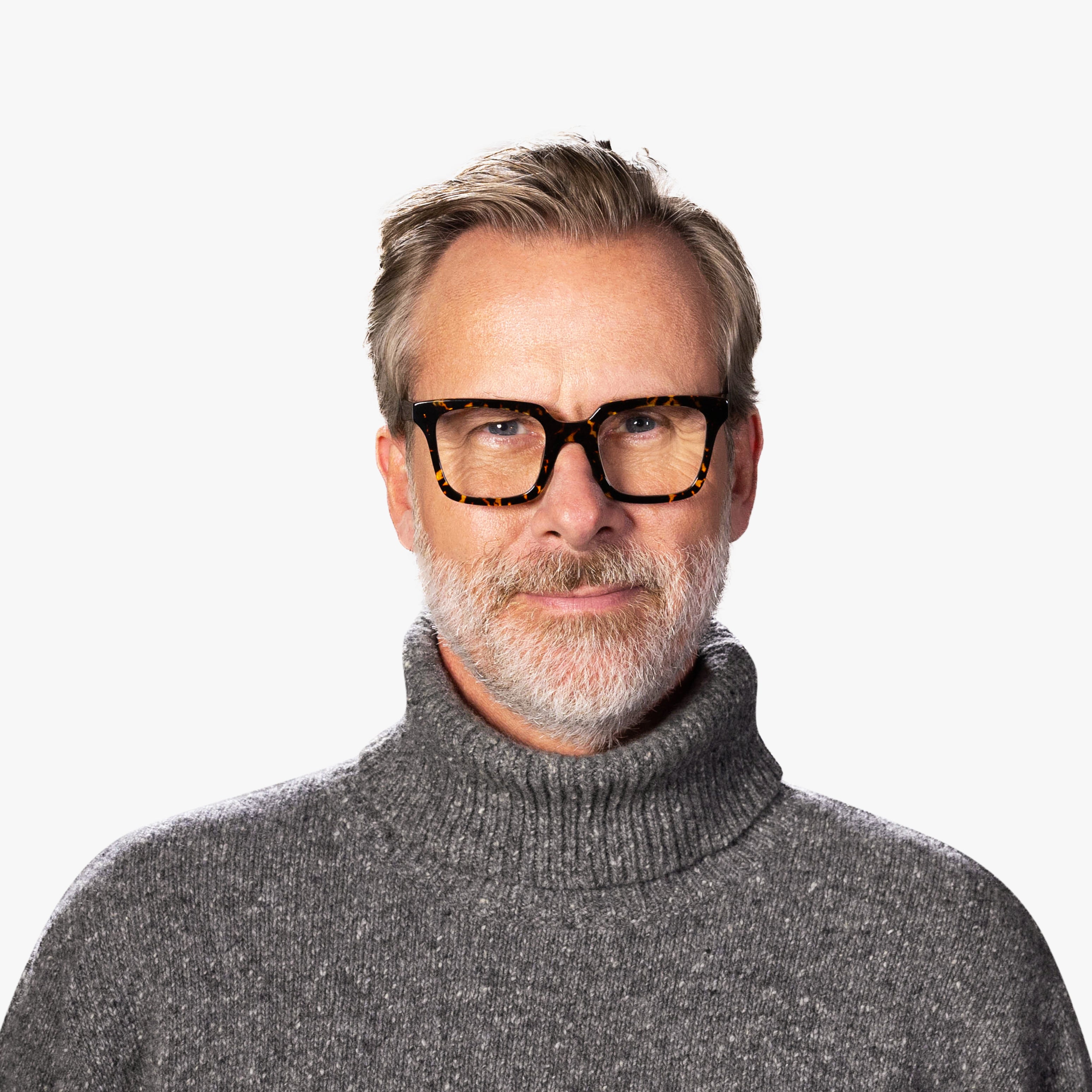 Luxreaders stylish Men's Tisvilde Dark Turtle Reading glasses. Made from Bio-acetate in a Square shape.