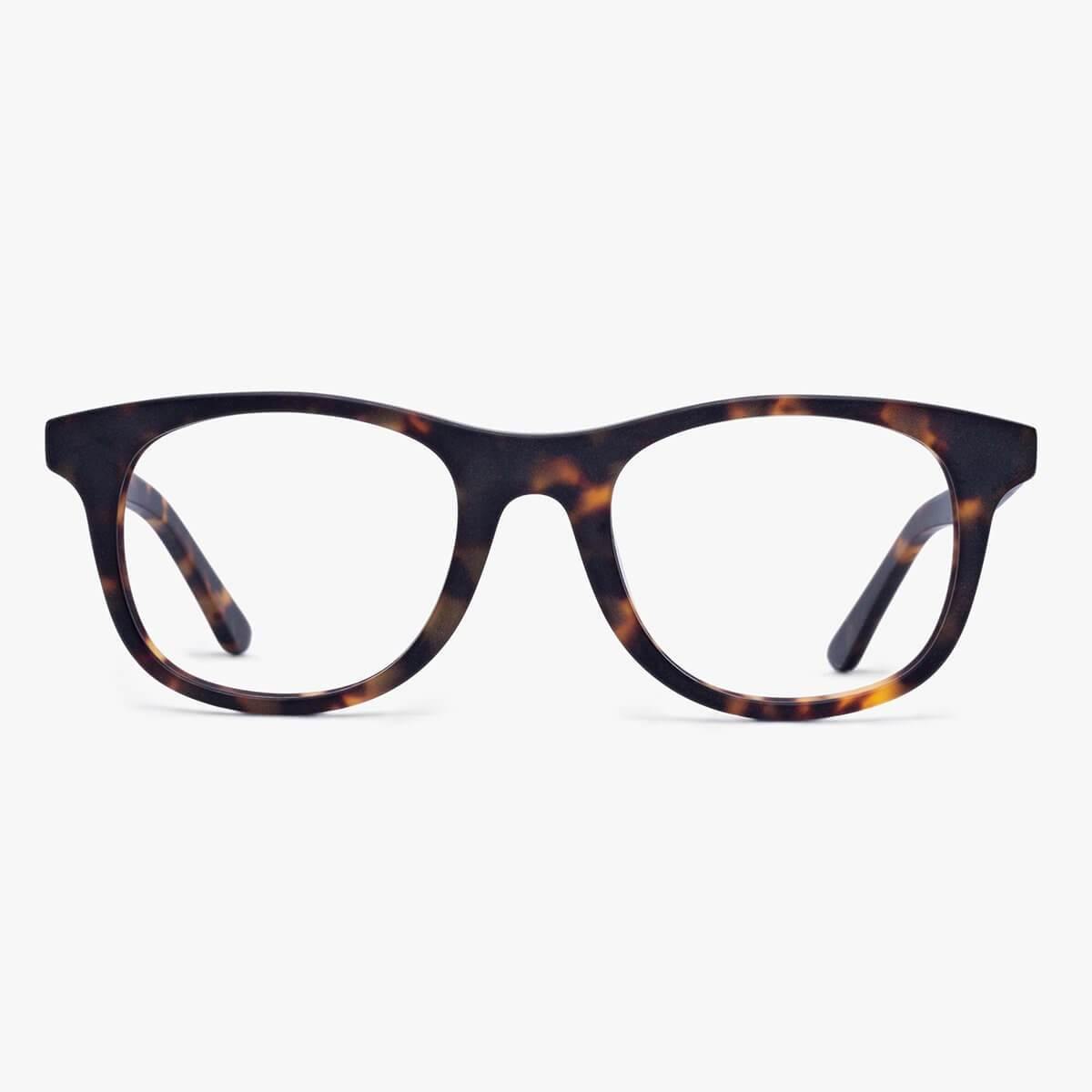 Luxreaders stylish Men's Malmö Dark Turtle Reading glasses. Made from Acetate in a Square shape.